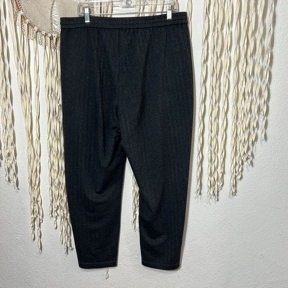 Eileen Fisher Gray Black Houndstooth Pull On Pants Size M - Picture 5 of 7